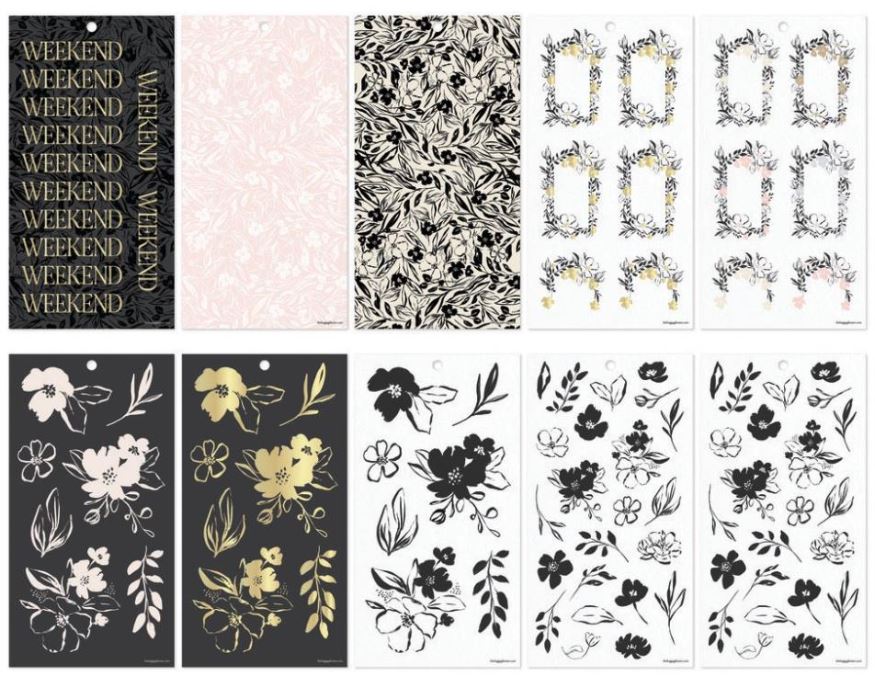 ספר מדבקות - Happy Planner Sticker Value Pack - Sketchy Florals