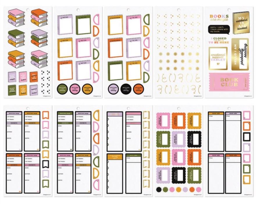 ספר מדבקות - Happy Planner Sticker Value Pack - Summer Reading