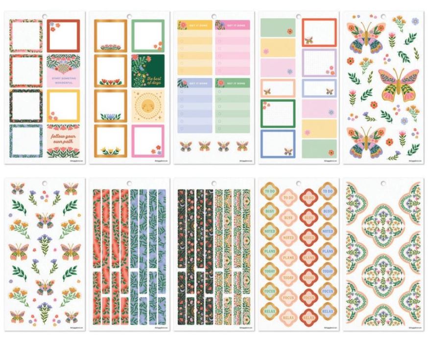ספר מדבקות - Happy Planner Sticker Value Pack - Golden Meadow