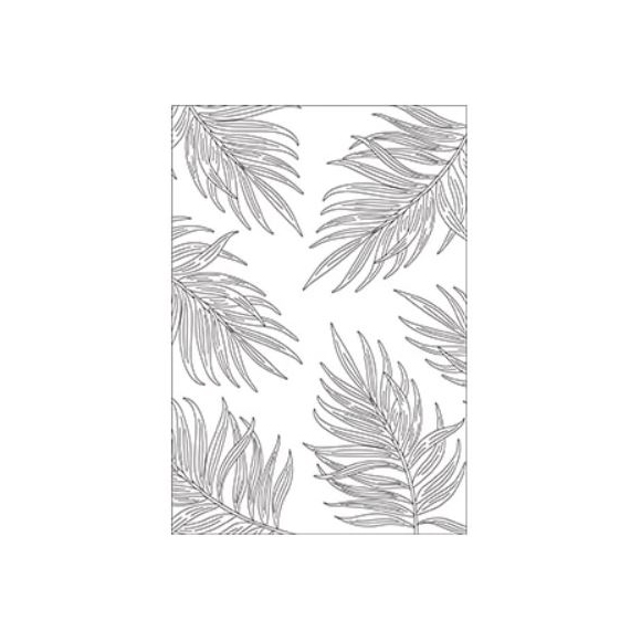 חותמת עץ - Tropical leaves