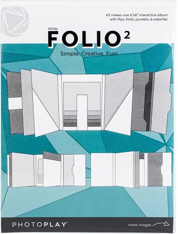 אלבום תיקייה לבן 6"*8" - קיט - PhotoPlay Folio
