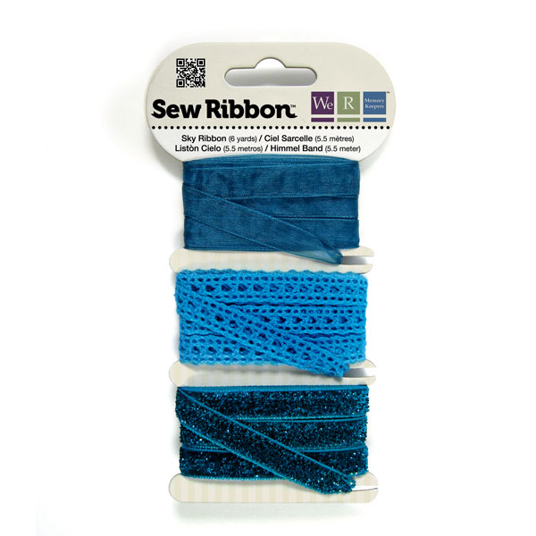 מארז סרטי בד - Sew Ribbon - Ribbon Set Sky