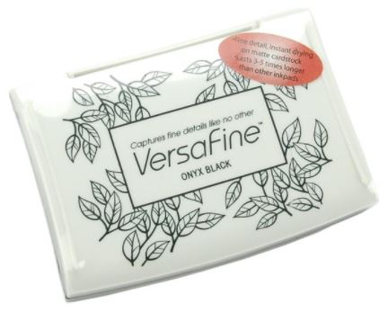 כרית דיו - VersaFine Pigment Ink Pad - Onyx Black