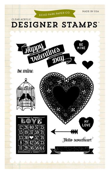 חותמות סיליקון - HELLO SWEETHEART - Designer Stamps