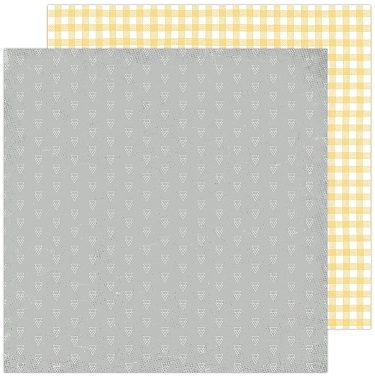 דף קארדסטוק 12&quot; 2274- Storyline Chapters - Mellow Yellow