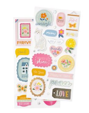 מדבקות צ'יפבורד - Jen Hadfield Stardust Thickers Stickers