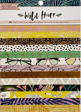 מארז קארדסטוק 6"*8" - Crate Paper - Wild Heart