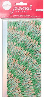 מחברת מידורי - Journal Studio Inserts 2 Piece - Peacock