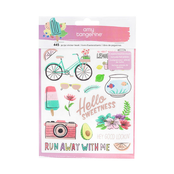 ספר מדבקות - Amy Tan Stay Sweet Sticker Book 445/Pkg
