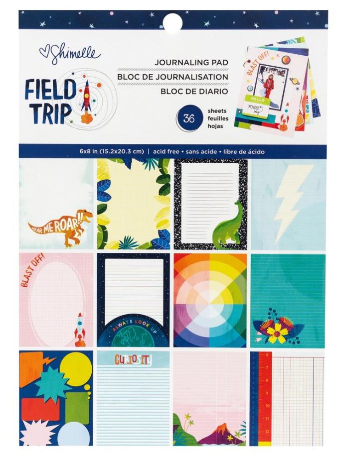 מארז דפים - American Crafts Field Trip Pad &quot;6X&quot;8