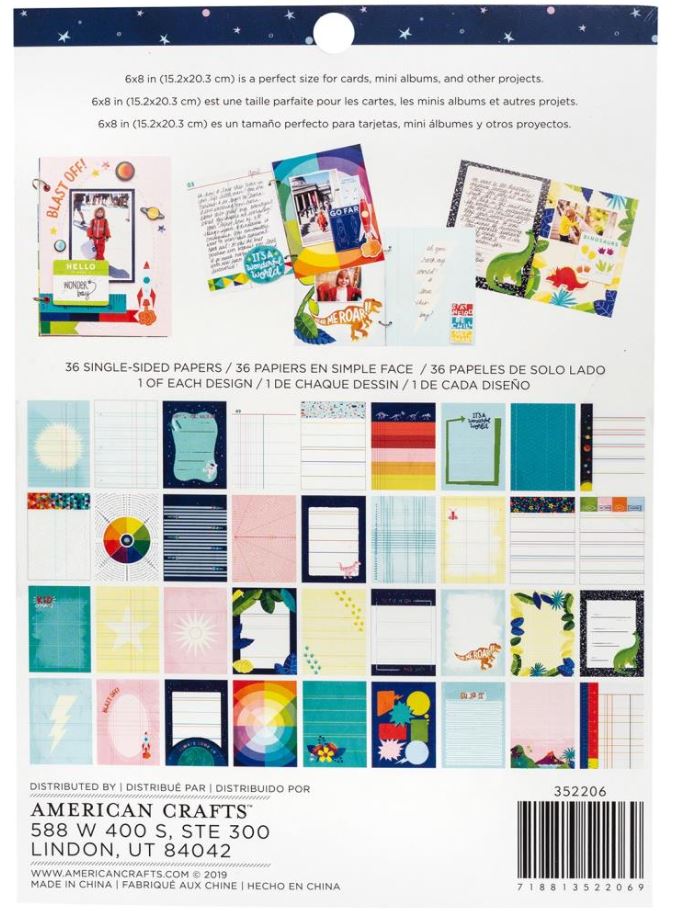 מארז דפים - American Crafts Field Trip Pad "6X"8