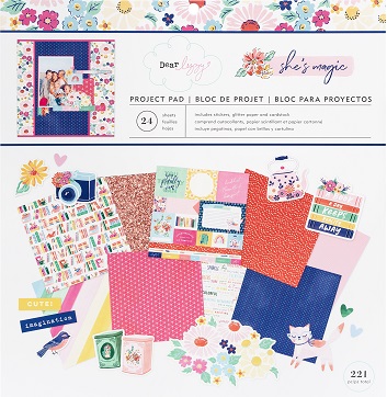 מארז קארדסטוק 12" - Project Pad - She's Magic