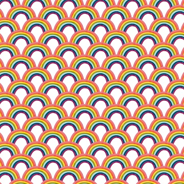 דף קארדסטוק 12&quot; 2265- Rainbows