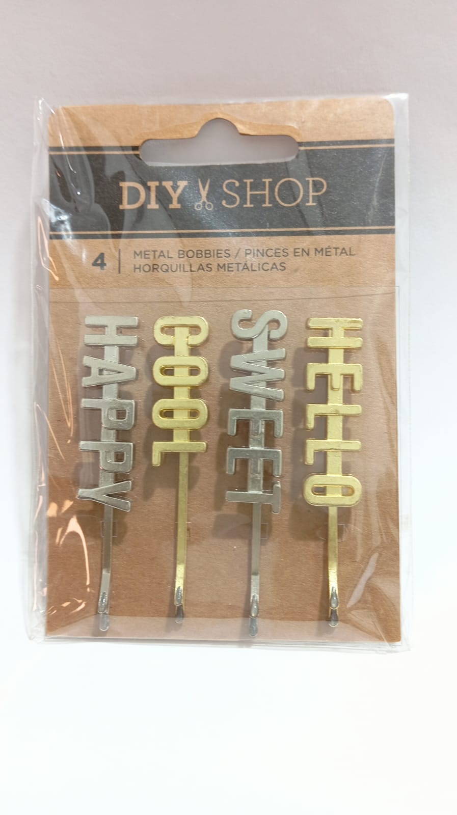 מארז סיכות מתכת זהב וכסף - DIY SHOP