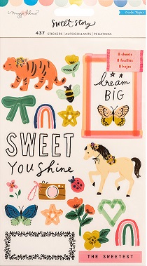 מארז מדבקות - Sweet Story - Sticker Book