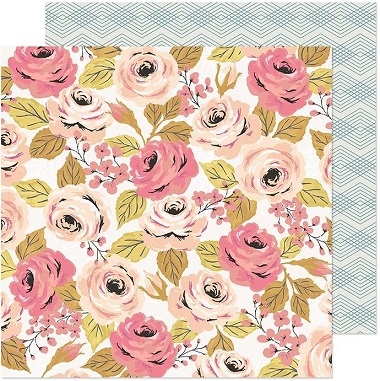 דף קארדסטוק 12&quot; 2234- Marigold - Full of Grace