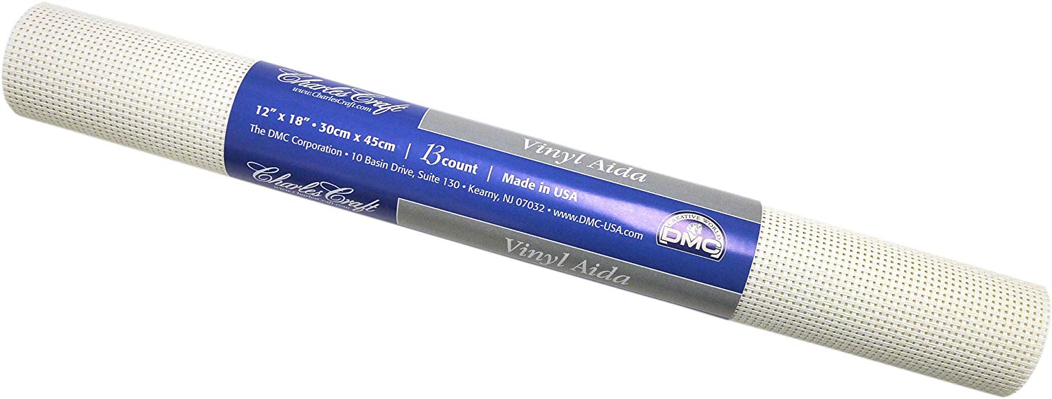 בד לרקמה: Vinyl Aida 13 Count 12&quot;X18&quot;