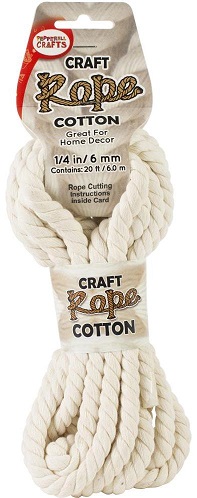 חוט מקרמה צבע טבעי - Cotton Craft Rope
