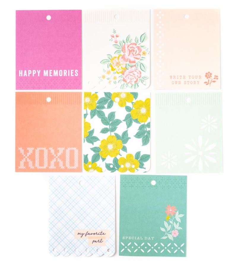 מארז תגיות - Pinkfresh Studio Cardstock Die-Cuts Ephemera Pack - Picture Perfect