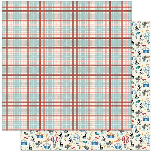 דף קארדסטוק 2167- Plaid - Hooray Paper