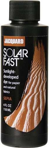 צבע להדפסי שמש - acquard SolarFast Dyes - Sepia