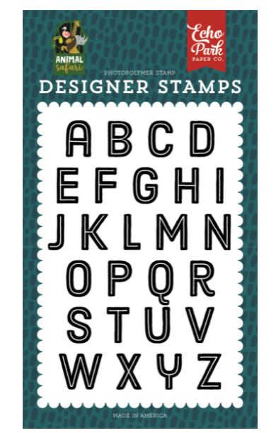 חותמות סיליקון - ZOO DAY ALPHABET - Designer Stamps