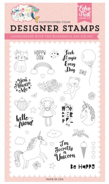 חותמות סיליקון - WONDERFUL DAY - Designer Stamps