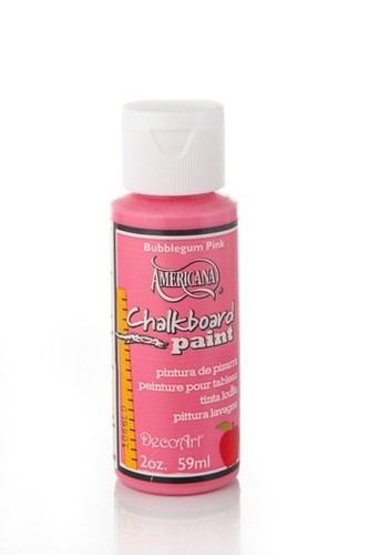 צבע ללוח גיר- Bubblegum Pink Chalkboard Paint 59 ml