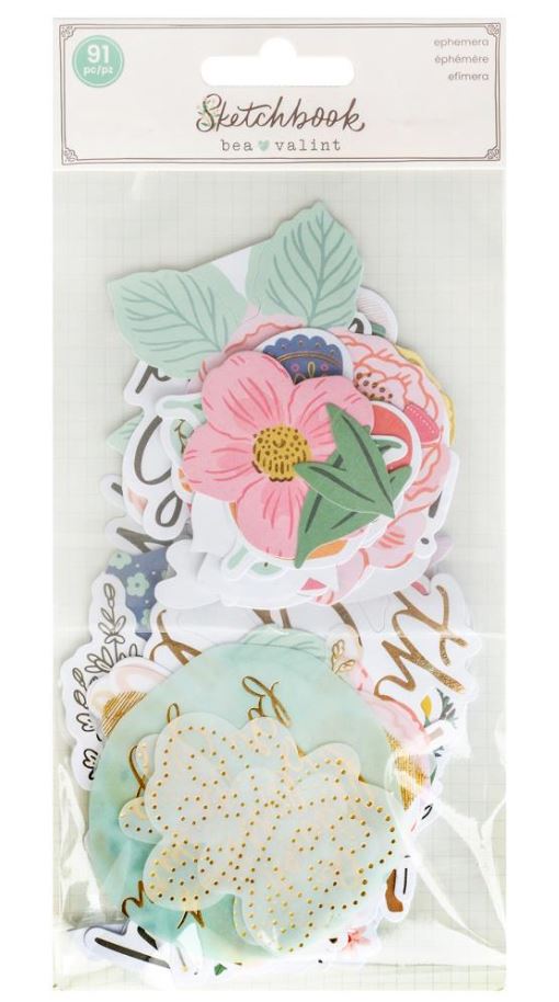 חיתוכי נייר - Bea Valint Sketchbook Ephemera Die-Cuts