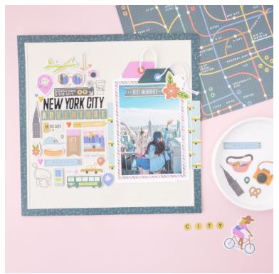 מדבקות קארדסטוק - American Crafts Cardstock Stickers 6"X12" - Coast-to-Coast