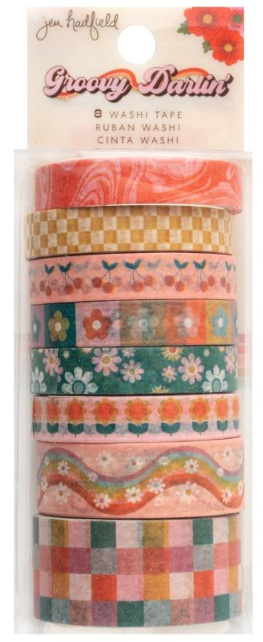 מארז וואשי טייפ - Jen Hadfield Groovy Darlin&#39; Washi Tape