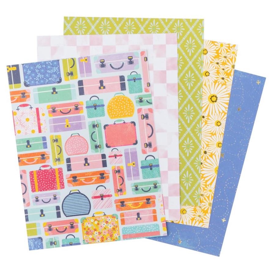 מארז דפי קארדסטוק 8"*6" - Paige Evans Adventurous Single-Sided Paper Pad