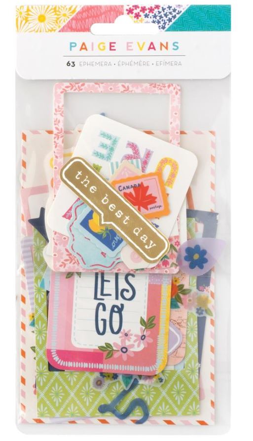 חיתוכי נייר - Paige Evans Adventurous Ephemera Die-Cuts