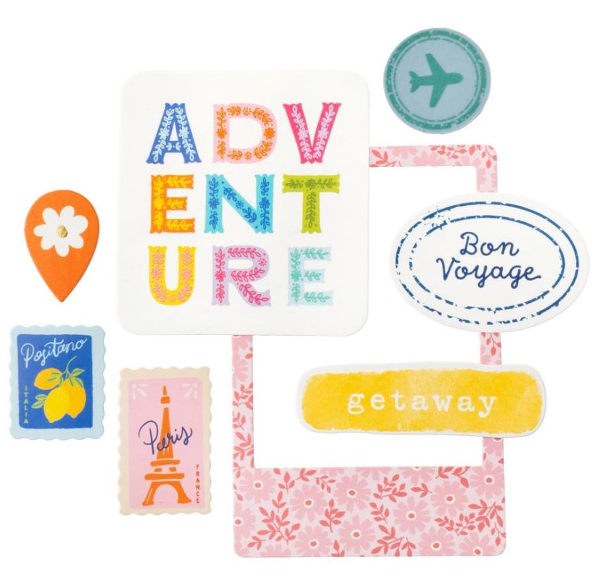 חיתוכי נייר - Paige Evans Adventurous Ephemera Die-Cuts