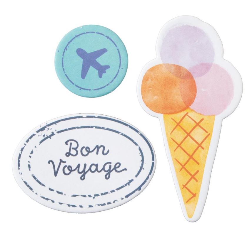 חיתוכי צ'יפבורד - Paige Evans Adventurous Chipboard Die-Cuts