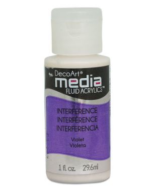 DecoArt Media Fluid Acrylic Paint - Violet Interference