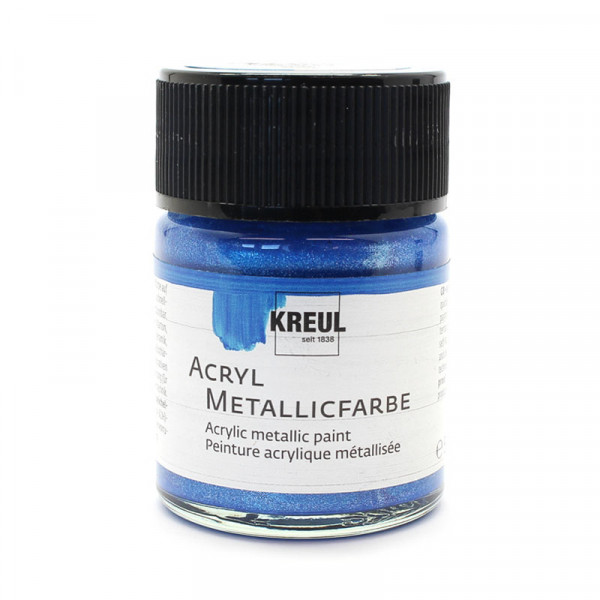 Acryl Metallicfarbe - Blau