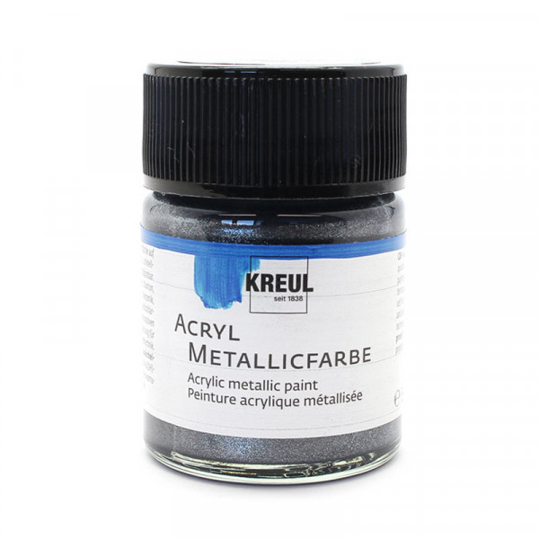 Acryl Metallicfarbe - Anthrazit