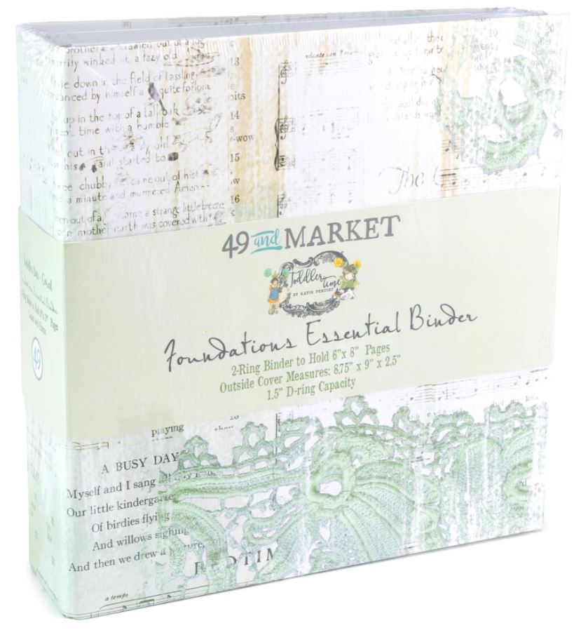 אלבום 8&quot; * 6&quot; - 49And Market Foundations Binder - Toddler Time Mint
