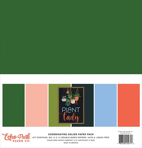 מארז קארדסטוק 12&quot; - Plant Lady Solid Cardstock
