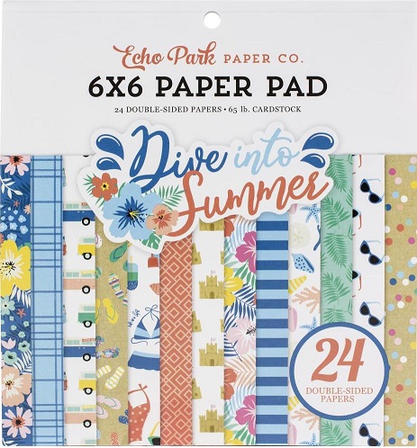 מארז קארדסטוק 6&quot; - Dive Into Summer Paper Pad