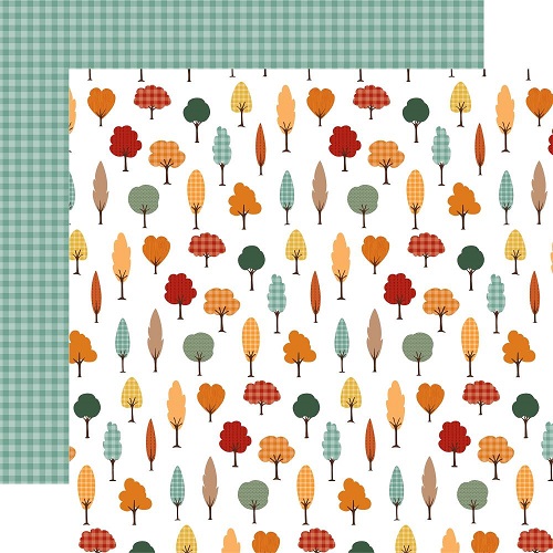 דף קארדסטוק 2115- Happy Fall - Fall Forest