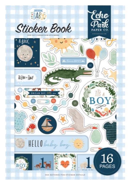 ספר מדבקות - WELCOME BABY BOY - Sticker Book