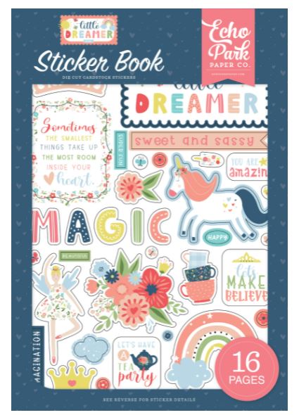 ספר מדבקות - LITTLE DREAMER GIRL - Sticker Book