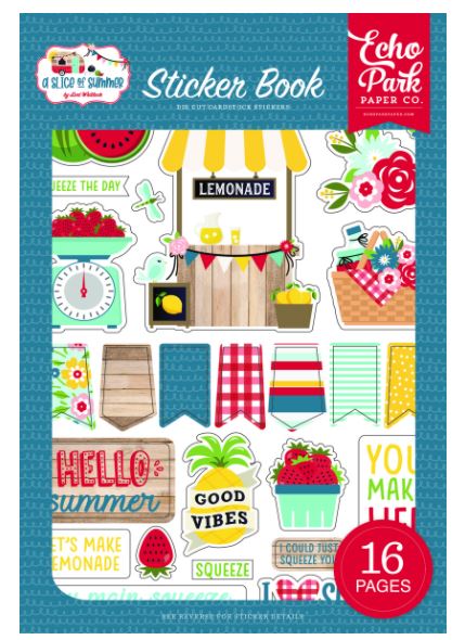 ספר מדבקות - A SLICE OF SUMMER - Sticker Book