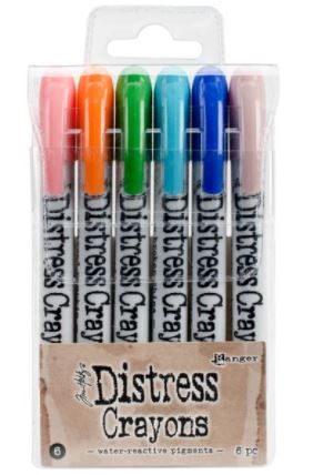 סט צבעי קריון - Tim Holtz Distress Crayon Set #06
