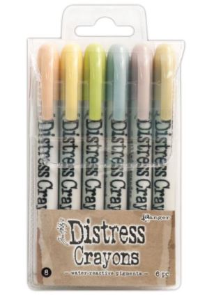 סט צבעי קריון - Tim Holtz Distress Crayon Set #08