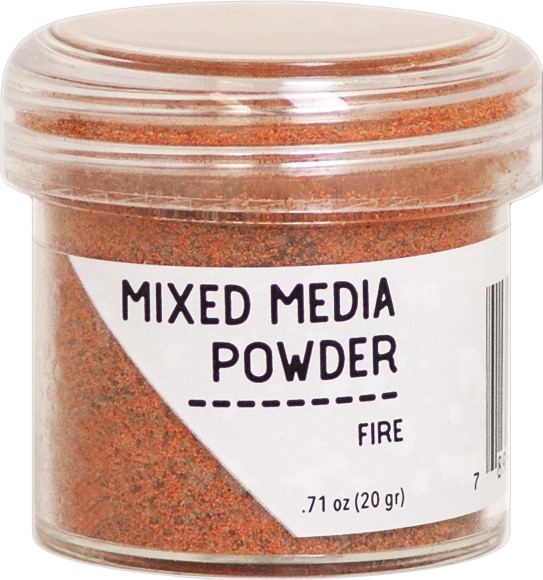 אבקת הבלטה Ranger Mixed Media Powders - Fire