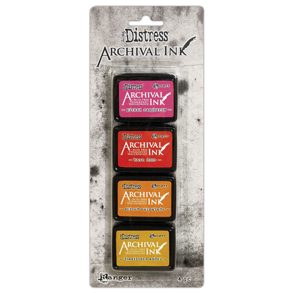 סט דיו דיסטרס - Tim Holtz Distress Archival Mini Ink Kit 1