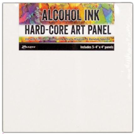 מארז דפים - Tim Holtz Alcohol Ink Hard Core Art Panel &quot;4